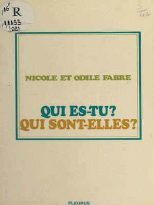 cover image of Qui es-tu ? qui sont-elles ?
